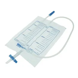 İdrar torbası steril olmayan 2000 ml Nrv drenaj çapraz valfli, 1 adet