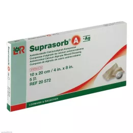 SUPRASORB A+Ag Antimik.Cal.Aljinat Bileşik 10x20 cm, 5 adet