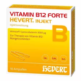 VITAMIN B12 HEVERT forte Enjeksiyon ampulleri, 10X2 ml