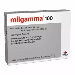 MILGAMMA 100 mg kaplı tabletler, 30 adet