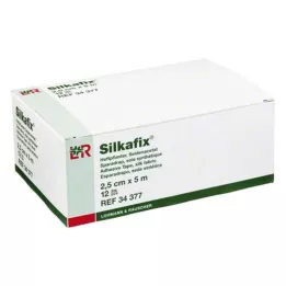 SILKAFIX Zımba 2,5 cm x 5 m karton çekirdek, 12 adet