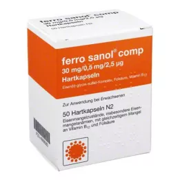 FERRO SANOL komp. Kaplamalı pelet içeren sert kapsüller, 50 adet