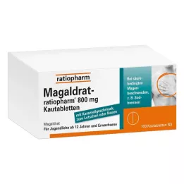 MAGALDRAT-ratiopharm 800 mg tabletler, 100 adet