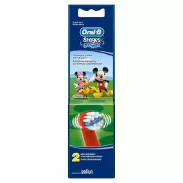 ORAL-B Stages Elektrikli fırça başlıkları, 2 adet