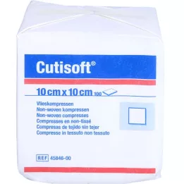 CUTISOFT Dokumasız kompresler 10x10 cm, steril olmayan, 100 adet