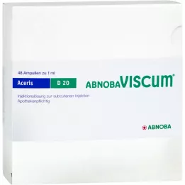 ABNOBAVISCUM Aceris D 20 ampul, 48 adet