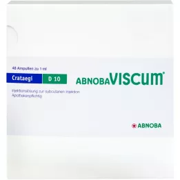 ABNOBAVISCUM Crataegi D 10 ampul, 48 adet