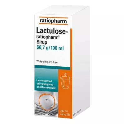 LACTULOSE-ratiopharm şurubu, 200 ml