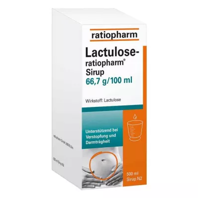 LACTULOSE-ratiopharm şurubu, 500 ml LACTULOSE-ratiopharm şurubu, 500 ml