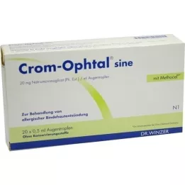 CROM-OPHTAL sinüs göz damlası EDB, 20X0,5 ml