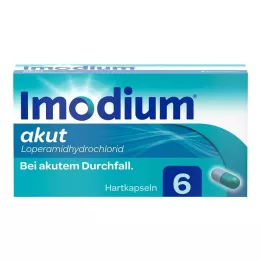 IMODIUM akut sert kapsüller, 6 adet