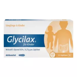 GLYCILAX Çocuklar için fitiller, 12 adet