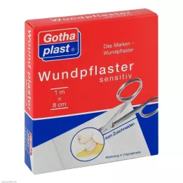 GOTHAPLAST Yara bakımı hassas 8 cmx1 m kesik, 1 adet