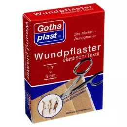 GOTHAPLAST Yara örtüsü lastiği 6 cm x 1 m kesilmiş, 1 adet