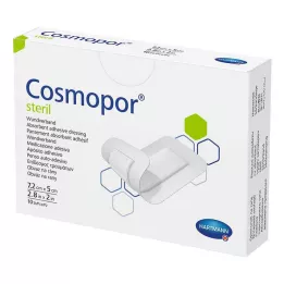 COSMOPOR steril yara örtüsü 5x7,2 cm, 10 adet