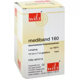 MEDIBAND 160 uzun streç bandaj 10 cmx7 m ten rengi, 1 adet