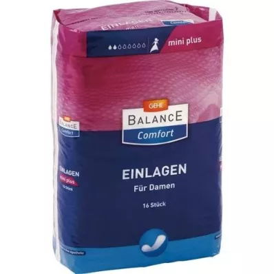 GEHE BALANCE Mini plus tabanlık, 16 adet GEHE BALANCE Mini plus tabanlık, 16 adet