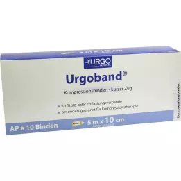 URGOBAND Kısa streç bandaj 10 cmx5 m, 10 adet