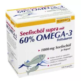 SEEFISCHÖL Supra %60 Omega-3 yağları içeren, yumuşak kapsül, 100 adet