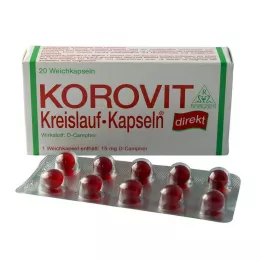 KOROVIT Dolaşım kapsülleri, 20 adet