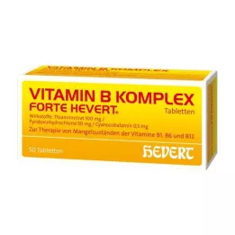 VITAMIN B KOMPLEX forte Hevert tabletleri, 50 adet