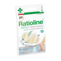 RATIOLINE koruyucu kabarcıklı alçı 3,8x6 cm küçük, 5 adet