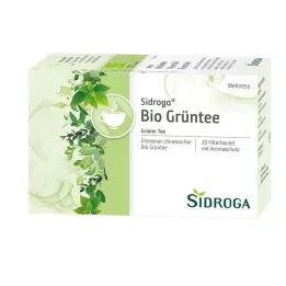 SIDROGA Wellness Yeşil Çay Filtre Poşetleri, 20X1,7 gr