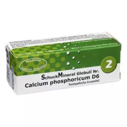 SCHUCKMINERAL Globuli 2 Kalsiyum fosforikum D 6, 7,5 g