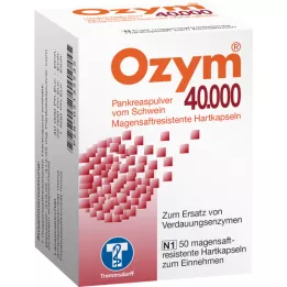 OZYM Mide suyu için 40.000 sert kapsül, 50 adet