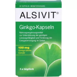 GINKGO 100 mg Alsivit kapsül, 30 adet