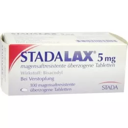 STADALAX 5 mg mide-dirençli kaplamalı tablet, 100 adet