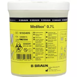 MEDIBOX Atık kabı 0,7 l, 1 adet