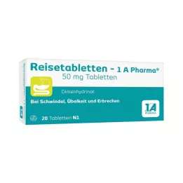 REISETABLETTEN-1A Pharma, 20 adet