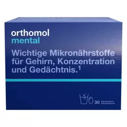 ORTHOMOL zihinsel granüller/kapsüller 30 günlük kombinasyon paketi, 30 adet