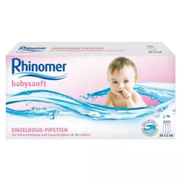RHINOMER babysanft deniz suyu 5ml tek doz pipet, 20X5 ml