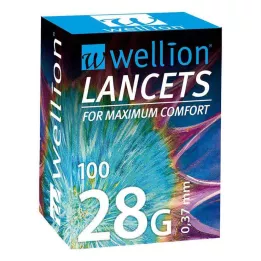 WELLION Lansetler 28 G, 100 adet