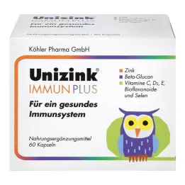 UNIZINK Immun Plus kapsüller, 1X60 adet