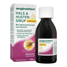 Anginette boğaz & öksürük şurubu, 100 ml