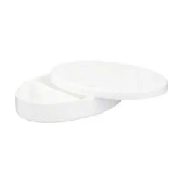 Hap kutusu oval plastik 3 bölmeli Vitalhaus, 1 adet