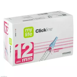 MYLIFE Clickfine kalem iğneleri 12 mm, 100 adet