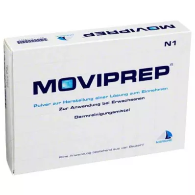 MOVIPREP Oral kullanım için bir çözelti hazırlama tozu, 1 adet MOVIPREP Oral kullanım için bir çözelti hazırlama tozu, 1 adet