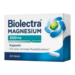 BIOLECTRA Magnezyum 300 mg kapsül, 20 adet