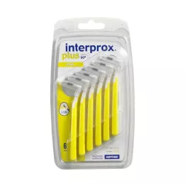 INTERPROX artı mini sarı interdental fırça, 6 adet