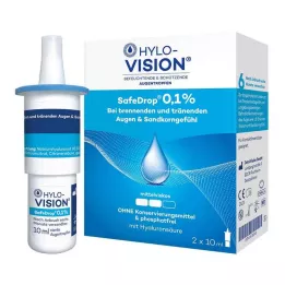 HYLO-VISION SafeDrop %0,1 göz damlası, 2X10 ml
