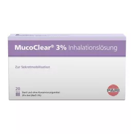 MUCOCLEAR %3 NaCl inhalasyon solüsyonu, 20X4 ml