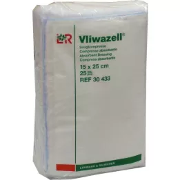 VLIWAZELL Emici kompresler steril olmayan 15x25 cm, 25 adet