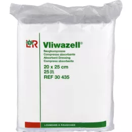 VLIWAZELL Emici kompresler steril olmayan 20x25 cm, 25 adet