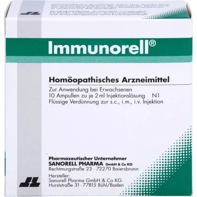 IMMUNORELL Enjeksiyonluk çözelti, 10X2 ml IMMUNORELL Enjeksiyonluk çözelti, 10X2 ml