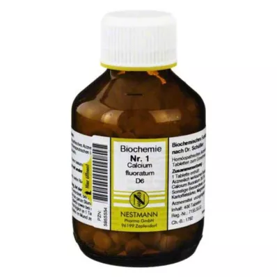 BIOCHEMIE 1 Kalsiyum fluoratum D 6 tablet, 400 adet BIOCHEMIE 1 Kalsiyum fluoratum D 6 tablet, 400 adet
