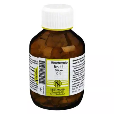 BIOCHEMIE 11 Silicea D 12 tablet, 400 adet BIOCHEMIE 11 Silicea D 12 tablet, 400 adet